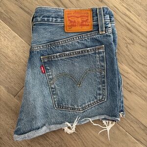 Levi’s 501 Button Fly Denim Shorts